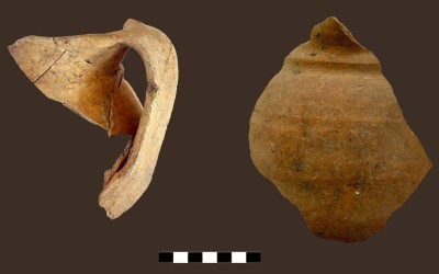 Fig. a. Brocche in ceramica depurata e priva di rivestimento dai contesti signorili di fine X-XI secolo.